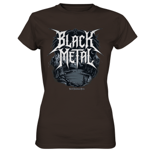 BLACK METAL – Roh, Dunkel, Unaufhaltsam - Ladies Premium Shirt | Lady - Shirts | Dark Shadows Arts