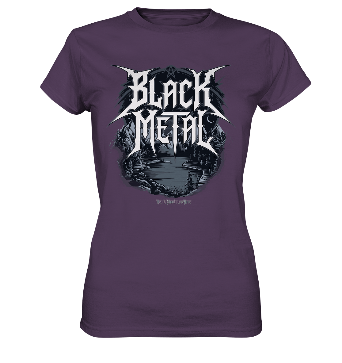 BLACK METAL – Roh, Dunkel, Unaufhaltsam - Ladies Premium Shirt | Lady - Shirts | Dark Shadows Arts