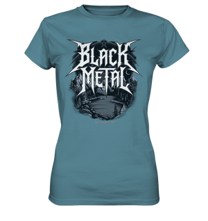 BLACK METAL – Roh, Dunkel, Unaufhaltsam - Ladies Premium Shirt | Lady - Shirts | Dark Shadows Arts