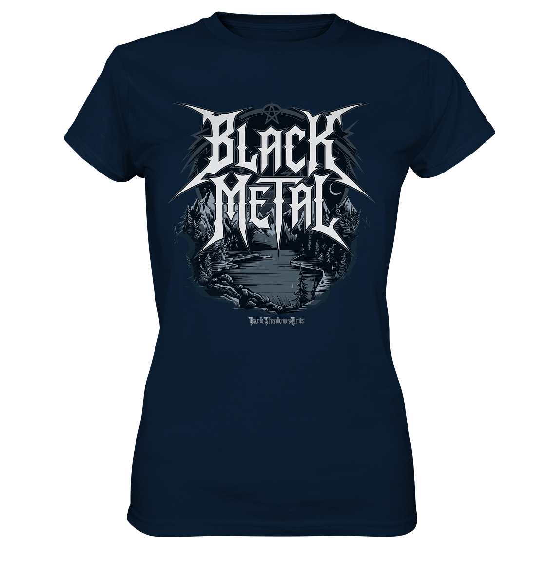 BLACK METAL – Roh, Dunkel, Unaufhaltsam - Ladies Premium Shirt | Lady - Shirts | Dark Shadows Arts