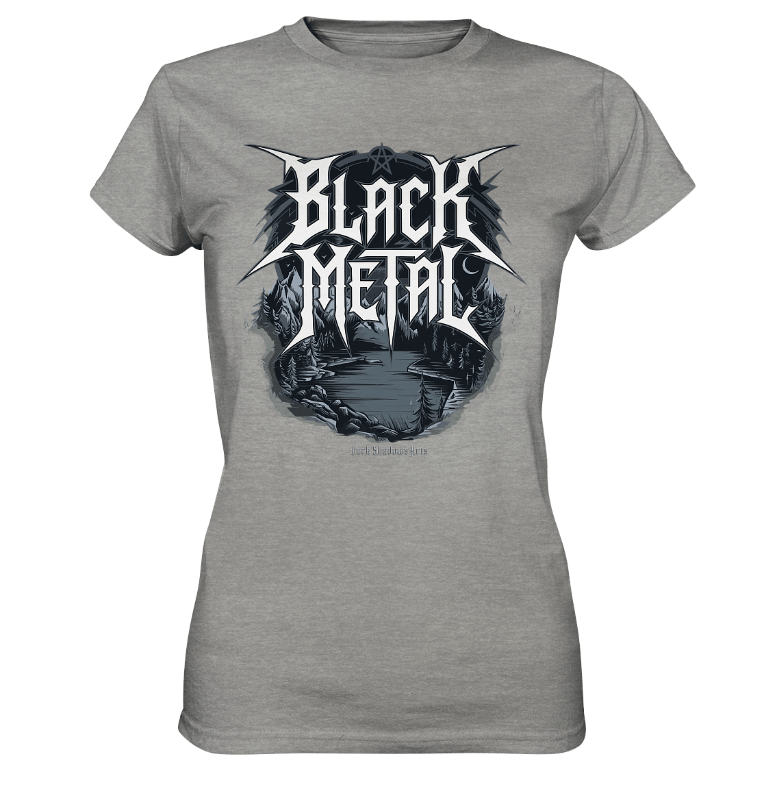 BLACK METAL – Roh, Dunkel, Unaufhaltsam - Ladies Premium Shirt | Lady - Shirts | Dark Shadows Arts