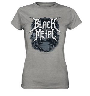 BLACK METAL – Roh, Dunkel, Unaufhaltsam - Ladies Premium Shirt | Lady - Shirts | Dark Shadows Arts