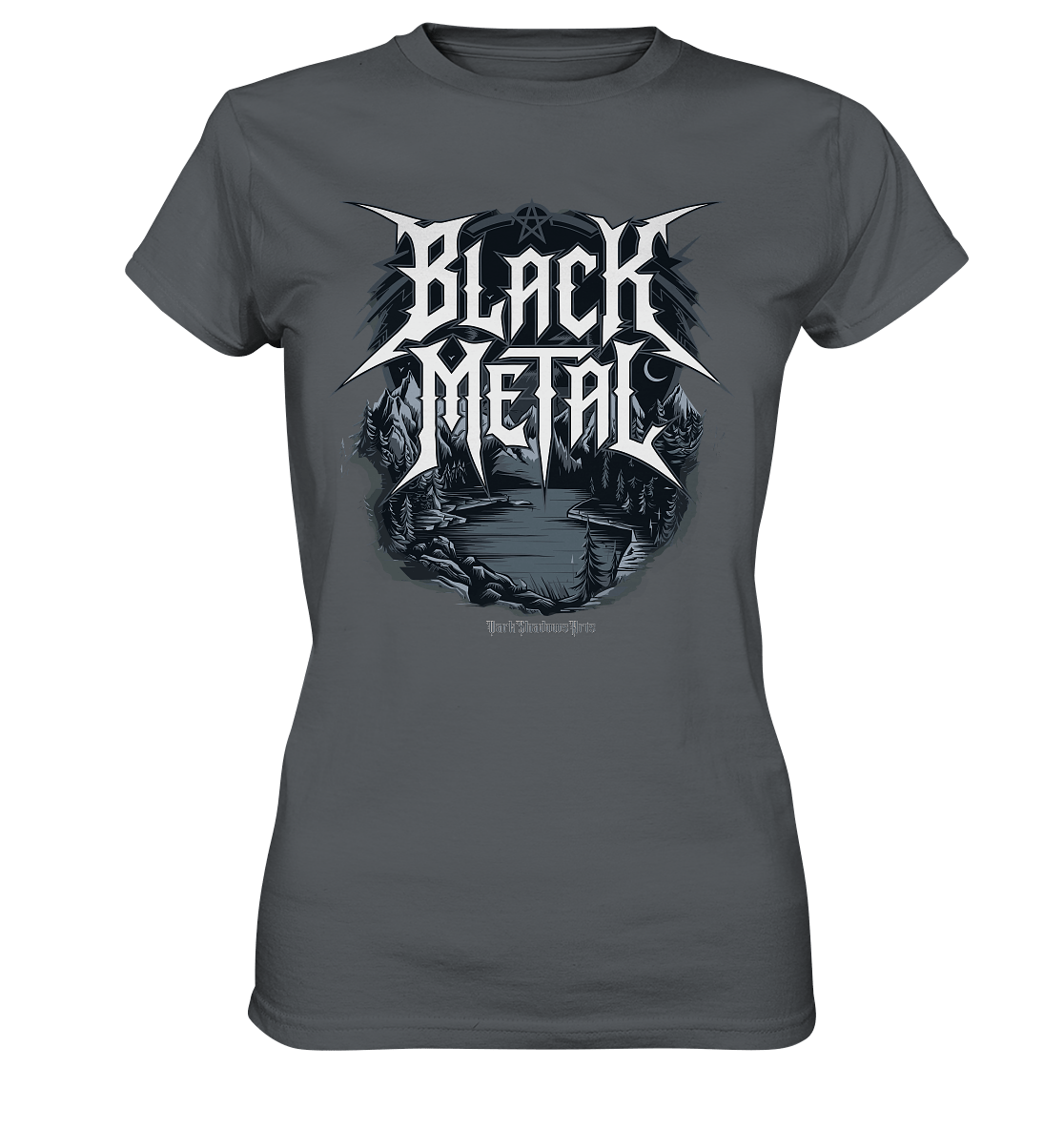 BLACK METAL – Roh, Dunkel, Unaufhaltsam - Ladies Premium Shirt | Lady - Shirts | Dark Shadows Arts