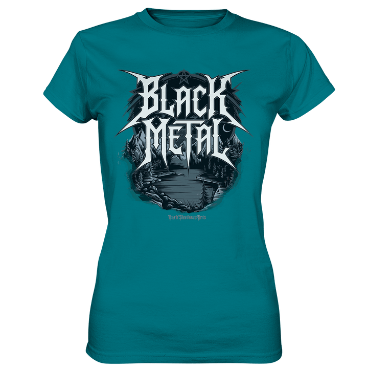 BLACK METAL – Roh, Dunkel, Unaufhaltsam - Ladies Premium Shirt | Lady - Shirts | Dark Shadows Arts