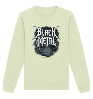 BLACK METAL – Roh, Dunkel, Unaufhaltsam - Organic Basic Unisex Sweatshirt | Sweatshirts | Dark Shadows Arts