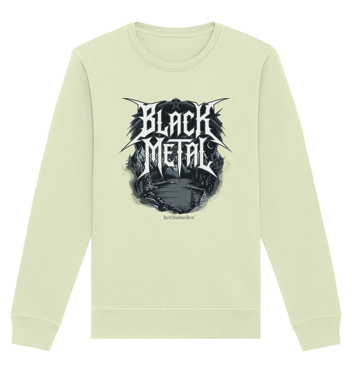 BLACK METAL – Roh, Dunkel, Unaufhaltsam - Organic Basic Unisex Sweatshirt | Sweatshirts | Dark Shadows Arts