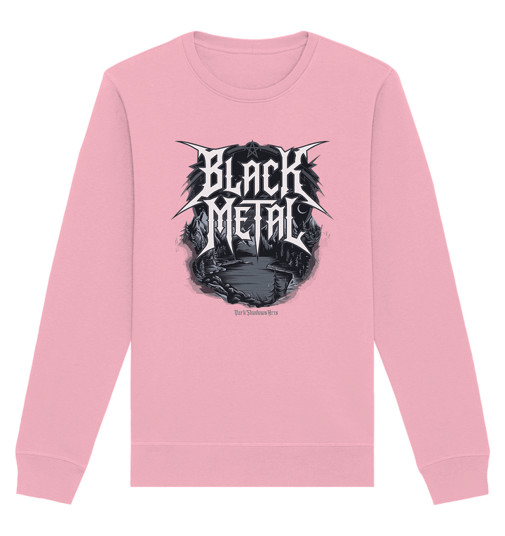 BLACK METAL – Roh, Dunkel, Unaufhaltsam - Organic Basic Unisex Sweatshirt | Sweatshirts | Dark Shadows Arts