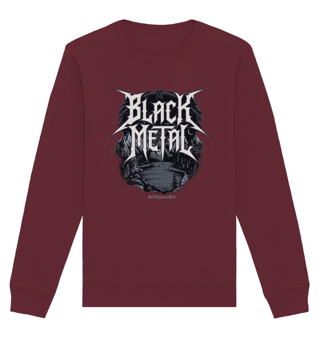 BLACK METAL – Roh, Dunkel, Unaufhaltsam - Organic Basic Unisex Sweatshirt | Sweatshirts | Dark Shadows Arts