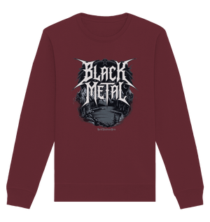 BLACK METAL – Roh, Dunkel, Unaufhaltsam - Organic Basic Unisex Sweatshirt | Sweatshirts | Dark Shadows Arts