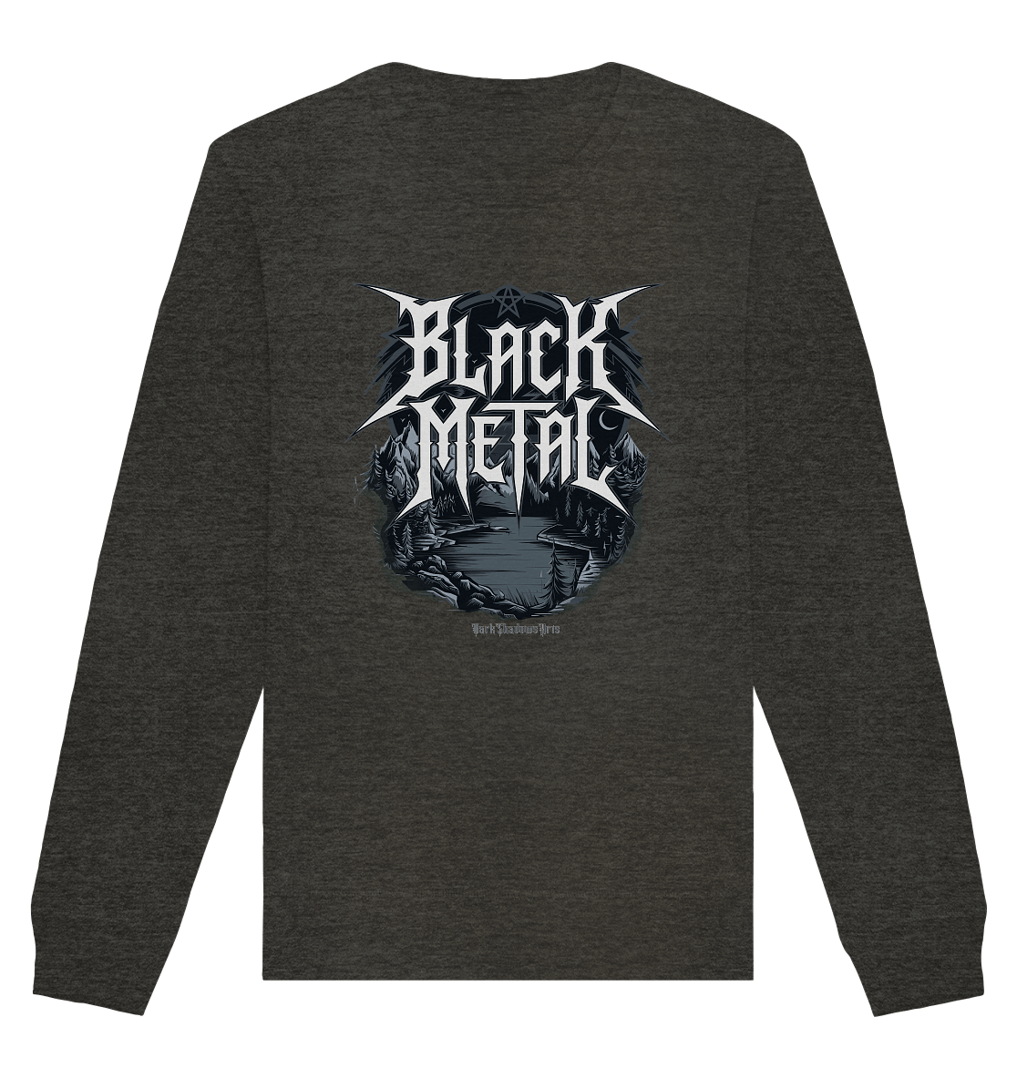 BLACK METAL – Roh, Dunkel, Unaufhaltsam - Organic Basic Unisex Sweatshirt | Sweatshirts | Dark Shadows Arts