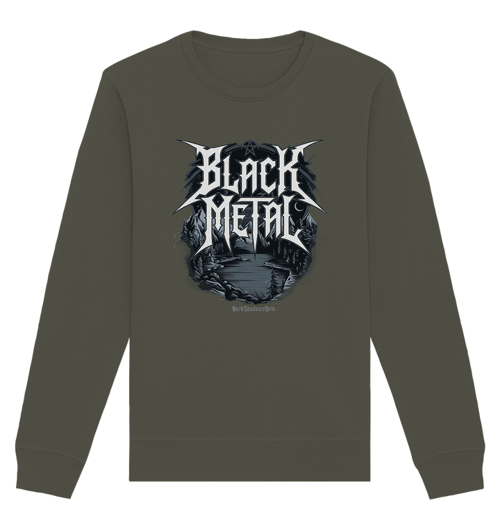 BLACK METAL – Roh, Dunkel, Unaufhaltsam - Organic Basic Unisex Sweatshirt | Sweatshirts | Dark Shadows Arts