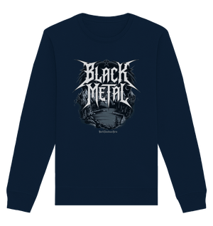 BLACK METAL – Roh, Dunkel, Unaufhaltsam - Organic Basic Unisex Sweatshirt | Sweatshirts | Dark Shadows Arts