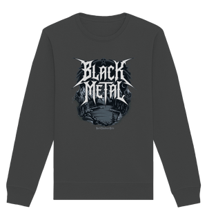 BLACK METAL – Roh, Dunkel, Unaufhaltsam - Organic Basic Unisex Sweatshirt | Sweatshirts | Dark Shadows Arts