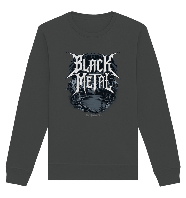 BLACK METAL – Roh, Dunkel, Unaufhaltsam - Organic Basic Unisex Sweatshirt | Sweatshirts | Dark Shadows Arts