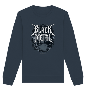 BLACK METAL – Roh, Dunkel, Unaufhaltsam - Organic Basic Unisex Sweatshirt | Sweatshirts | Dark Shadows Arts