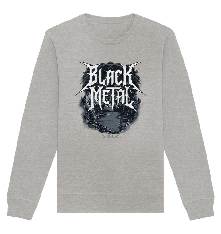 BLACK METAL – Roh, Dunkel, Unaufhaltsam - Organic Basic Unisex Sweatshirt | Sweatshirts | Dark Shadows Arts