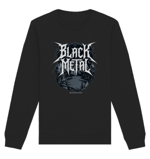 BLACK METAL – Roh, Dunkel, Unaufhaltsam - Organic Basic Unisex Sweatshirt | Sweatshirts | Dark Shadows Arts