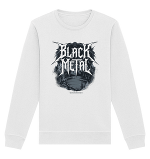 BLACK METAL – Roh, Dunkel, Unaufhaltsam - Organic Basic Unisex Sweatshirt | Sweatshirts | Dark Shadows Arts