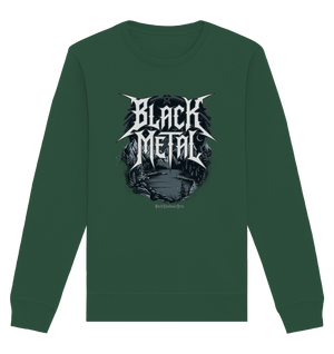 BLACK METAL – Roh, Dunkel, Unaufhaltsam - Organic Basic Unisex Sweatshirt | Sweatshirts | Dark Shadows Arts
