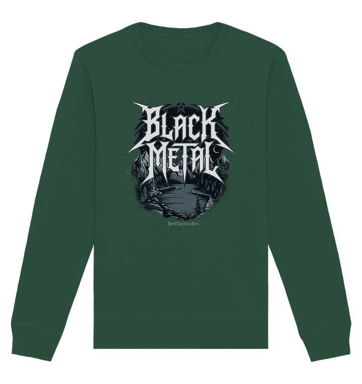 BLACK METAL – Roh, Dunkel, Unaufhaltsam - Organic Basic Unisex Sweatshirt | Sweatshirts | Dark Shadows Arts