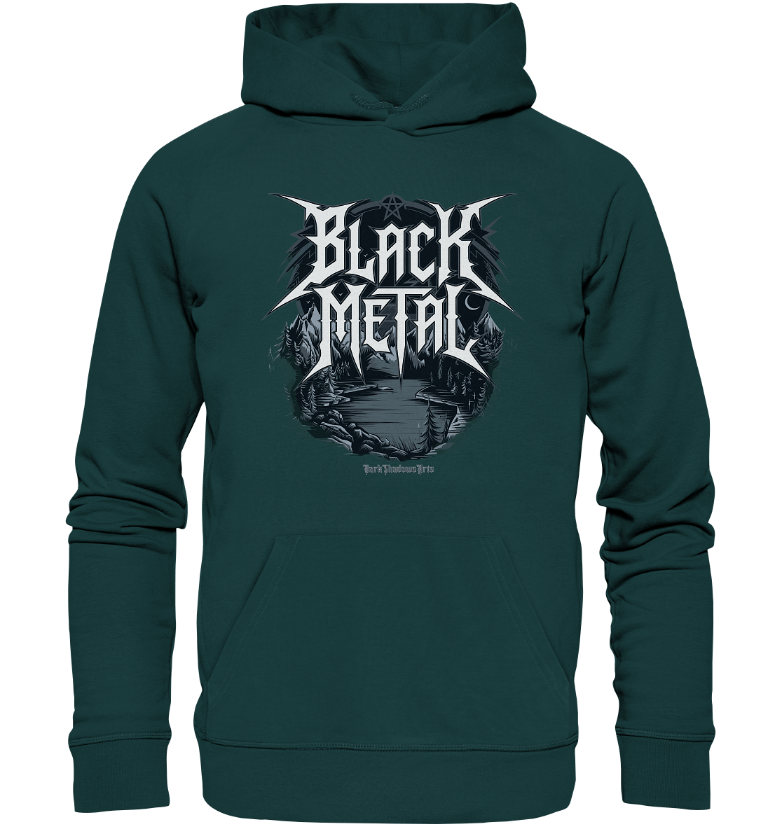 BLACK METAL – Roh, Dunkel, Unaufhaltsam - Organic Hoodie | Hoodies | Dark Shadows Arts