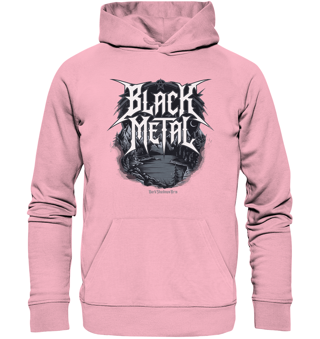 BLACK METAL – Roh, Dunkel, Unaufhaltsam - Organic Hoodie | Hoodies | Dark Shadows Arts