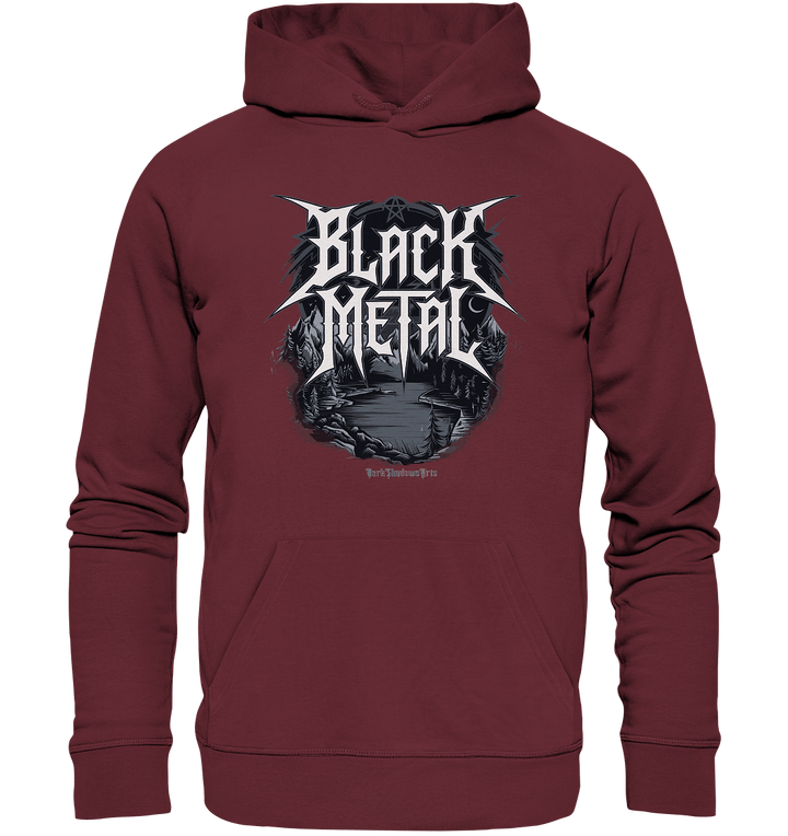 BLACK METAL – Roh, Dunkel, Unaufhaltsam - Organic Hoodie | Hoodies | Dark Shadows Arts