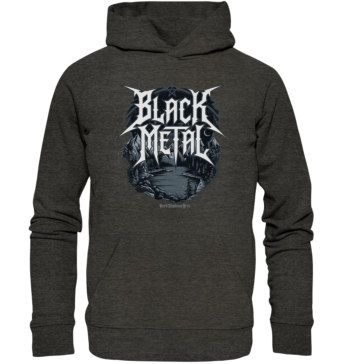 BLACK METAL – Roh, Dunkel, Unaufhaltsam - Organic Hoodie | Hoodies | Dark Shadows Arts