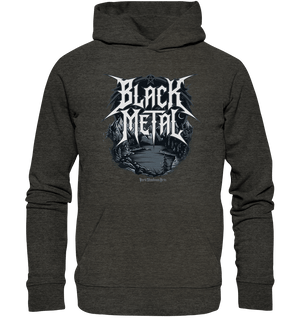 BLACK METAL – Roh, Dunkel, Unaufhaltsam - Organic Hoodie | Hoodies | Dark Shadows Arts