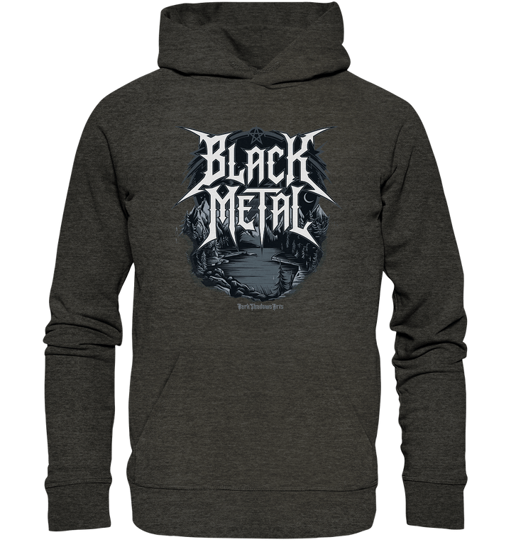 BLACK METAL – Roh, Dunkel, Unaufhaltsam - Organic Hoodie | Hoodies | Dark Shadows Arts