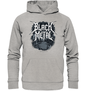BLACK METAL – Roh, Dunkel, Unaufhaltsam - Organic Hoodie | Hoodies | Dark Shadows Arts