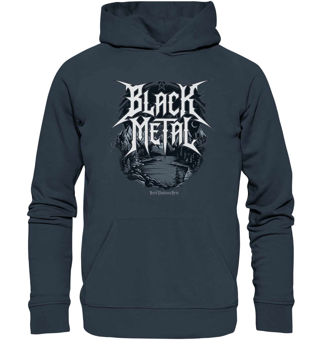 BLACK METAL – Roh, Dunkel, Unaufhaltsam - Organic Hoodie | Hoodies | Dark Shadows Arts
