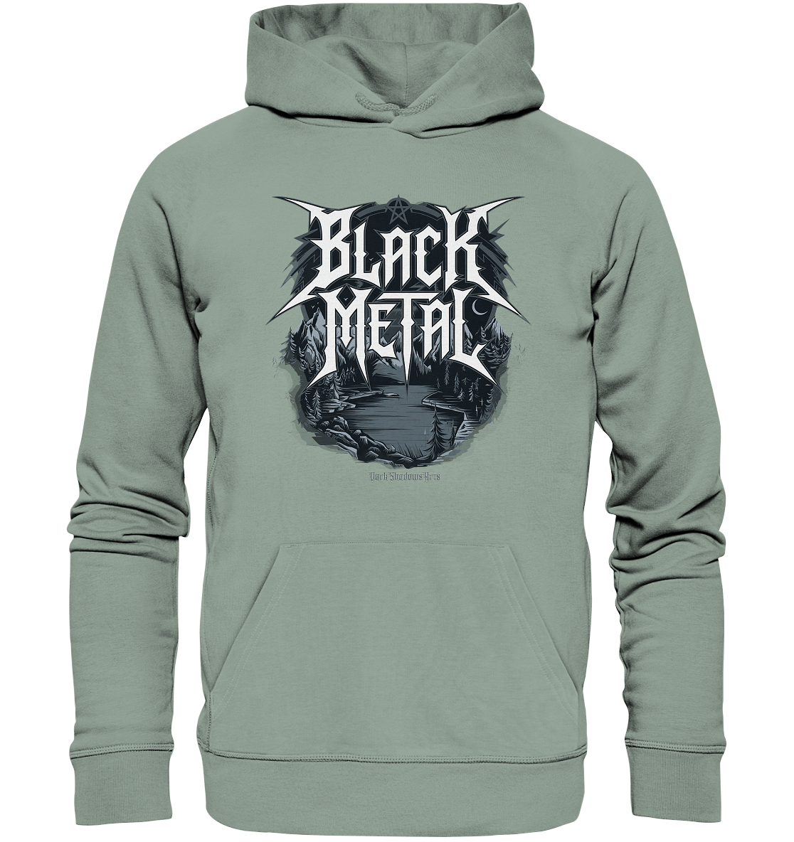 BLACK METAL – Roh, Dunkel, Unaufhaltsam - Organic Hoodie | Hoodies | Dark Shadows Arts