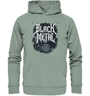 BLACK METAL – Roh, Dunkel, Unaufhaltsam - Organic Hoodie | Hoodies | Dark Shadows Arts