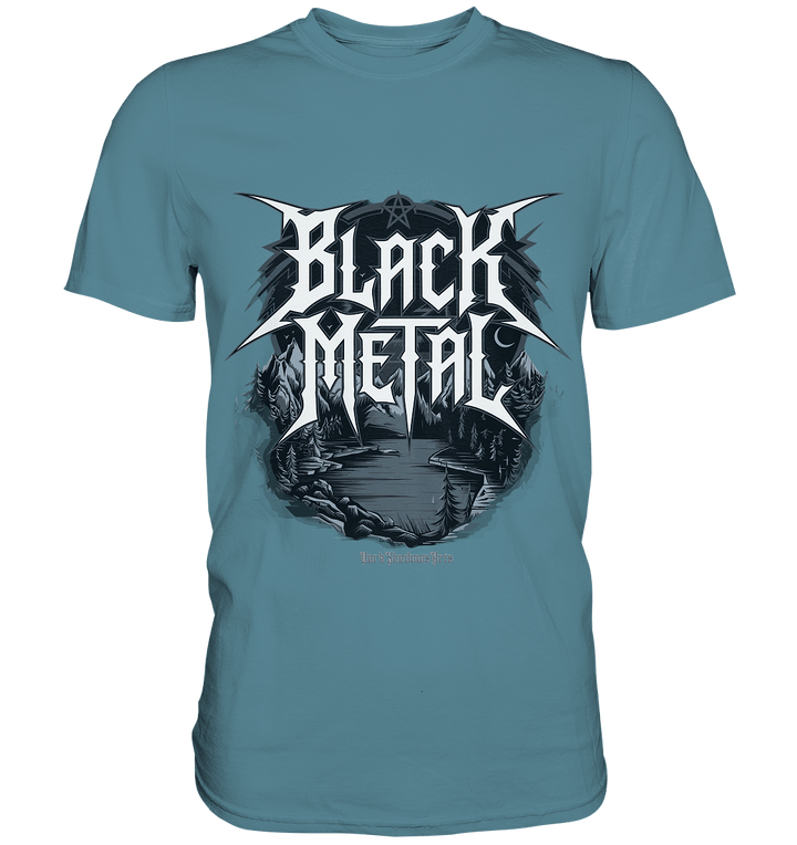 BLACK METAL – Roh, Dunkel, Unaufhaltsam - Premium Shirt | Unisex - Shirts | Dark Shadows Arts