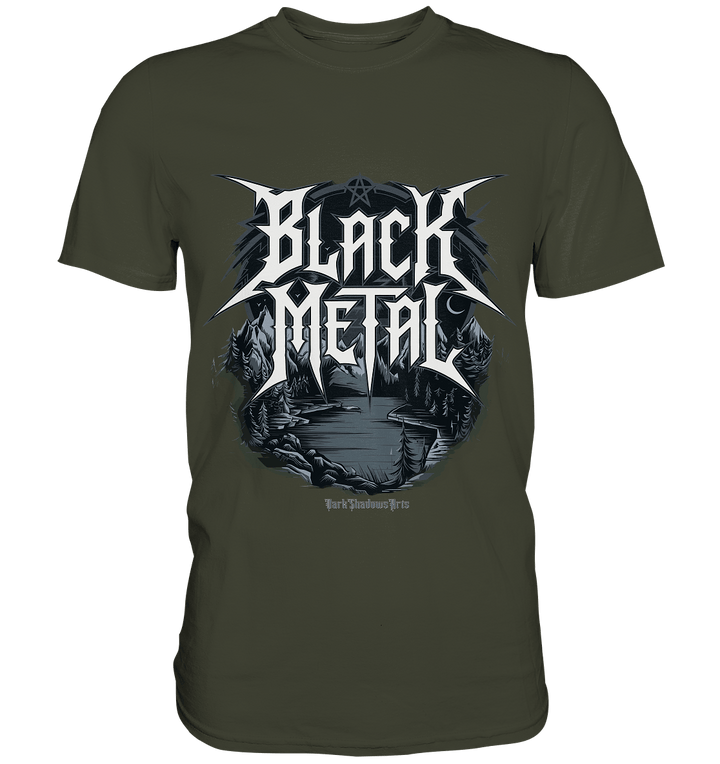 BLACK METAL – Roh, Dunkel, Unaufhaltsam - Premium Shirt | Unisex - Shirts | Dark Shadows Arts