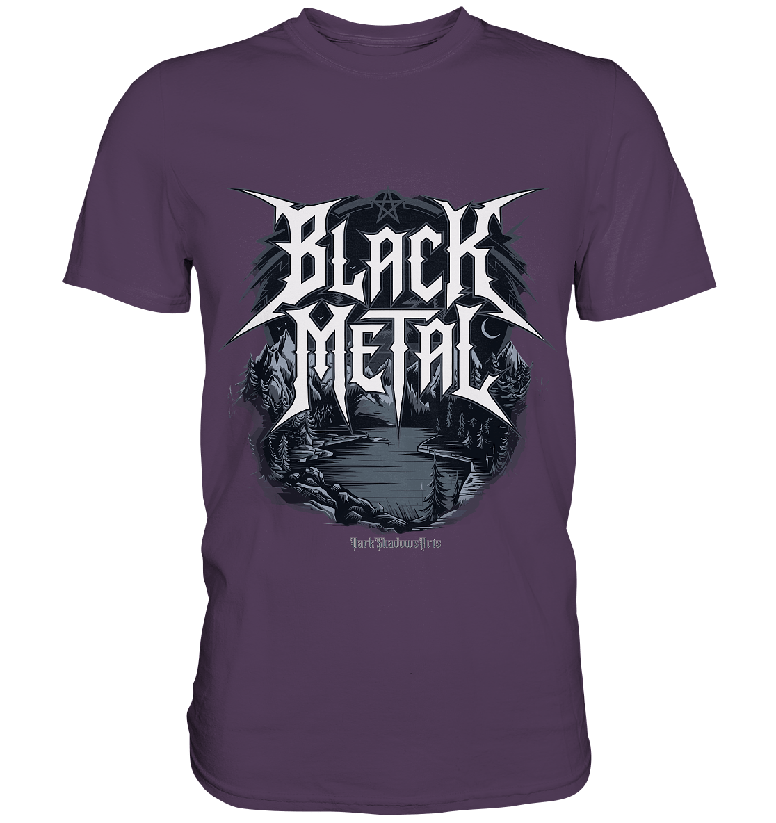 BLACK METAL – Roh, Dunkel, Unaufhaltsam - Premium Shirt | Unisex - Shirts | Dark Shadows Arts