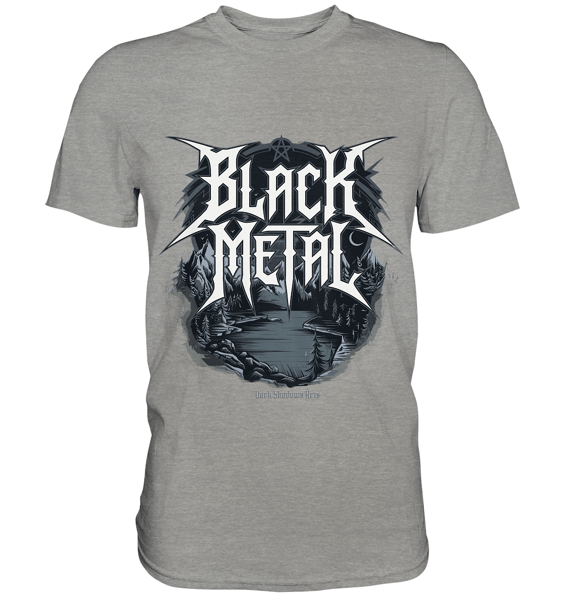 BLACK METAL – Roh, Dunkel, Unaufhaltsam - Premium Shirt | Unisex - Shirts | Dark Shadows Arts