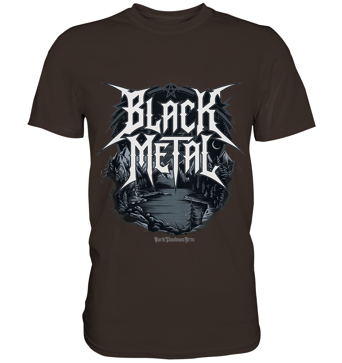 BLACK METAL – Roh, Dunkel, Unaufhaltsam - Premium Shirt | Unisex - Shirts | Dark Shadows Arts