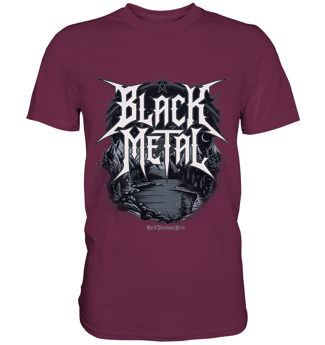BLACK METAL – Roh, Dunkel, Unaufhaltsam - Premium Shirt | Unisex - Shirts | Dark Shadows Arts