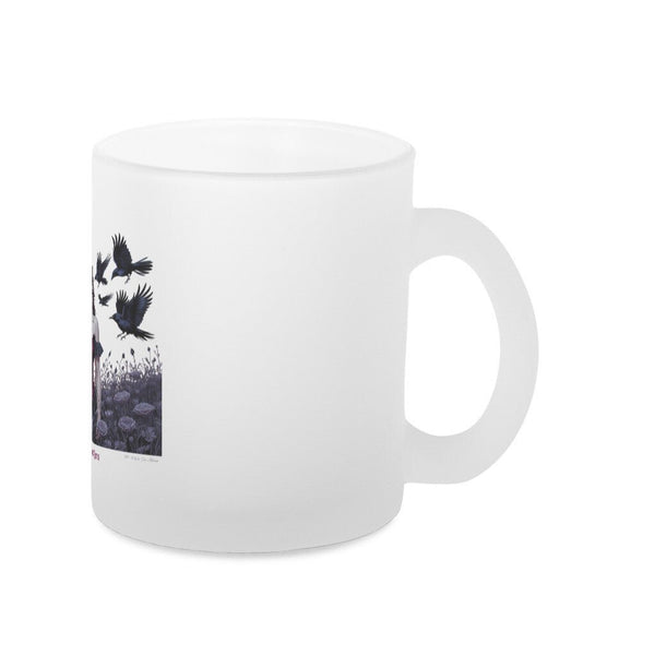 Black Rose Sorrow_ Blutige Träne & Rabenliebe - Glas - Tasse satiniert | Mug | Dark Shadows Arts