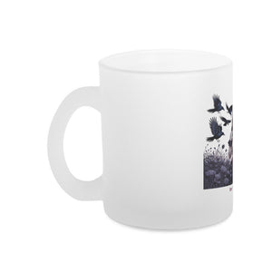 Black Rose Sorrow_ Blutige Träne & Rabenliebe - Glas - Tasse satiniert | Mug | Dark Shadows Arts
