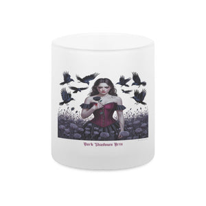 Black Rose Sorrow_ Blutige Träne & Rabenliebe - Glas - Tasse satiniert | Mug | Dark Shadows Arts