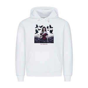 Black Rose Sorrow_ Blutige Träne & Rabenliebe - HigherBlanks Premium Hoodie | Hoodie | Dark Shadows Arts