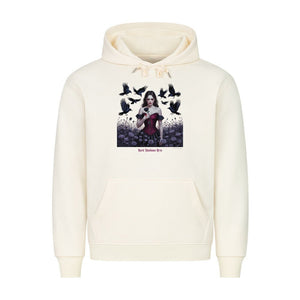 Black Rose Sorrow_ Blutige Träne & Rabenliebe - HigherBlanks Premium Hoodie | Hoodie | Dark Shadows Arts