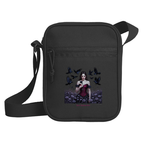 Black Rose Sorrow_ Blutige Träne & Rabenliebe - Umhängetasche | SportTShirt | Dark Shadows Arts