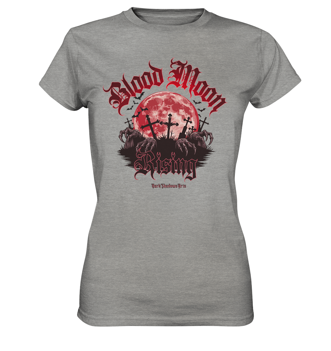 Blood Moon - Ladies Premium Shirt | Lady - Shirts | Dark Shadows Arts