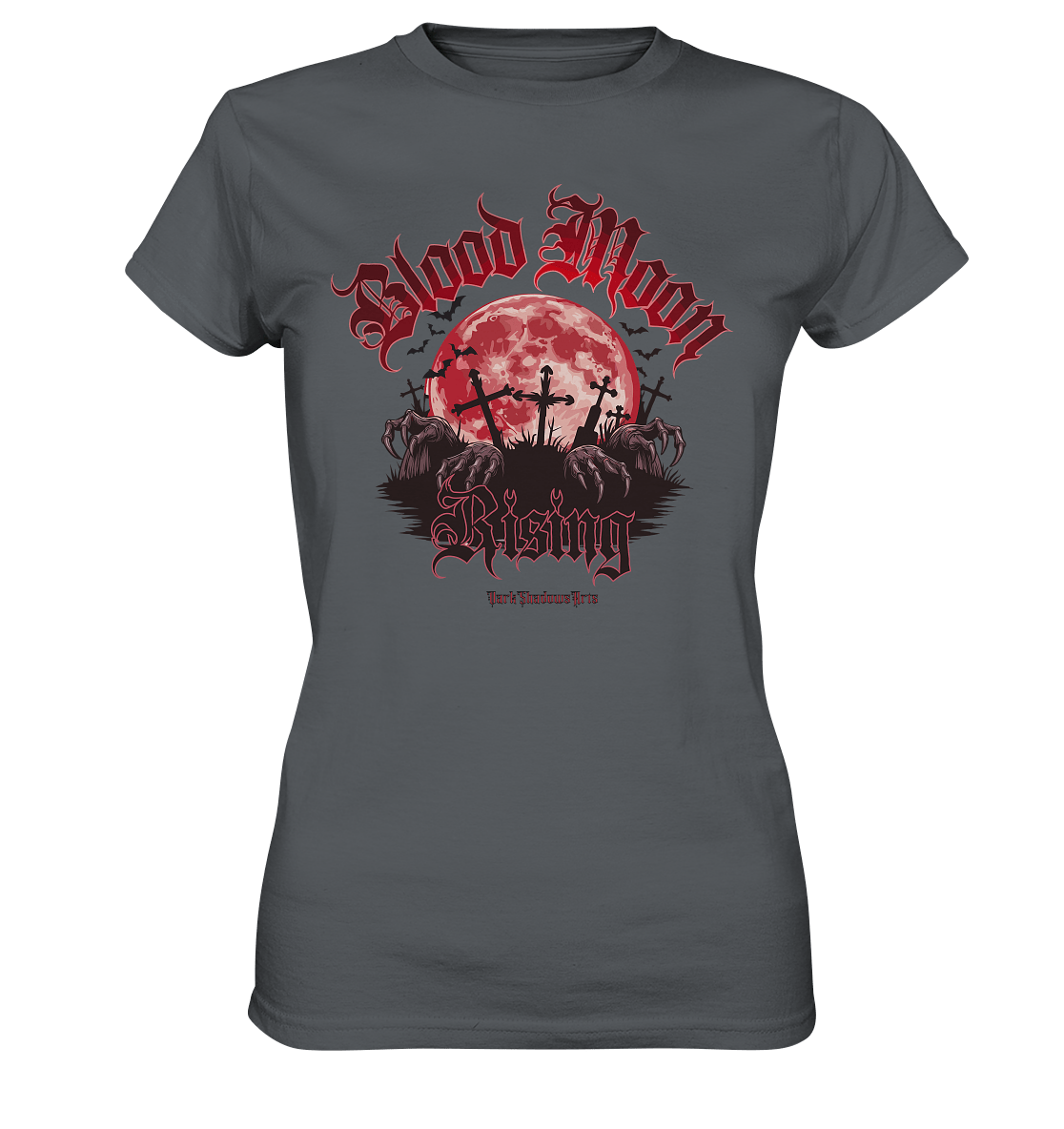 Blood Moon - Ladies Premium Shirt | Lady - Shirts | Dark Shadows Arts