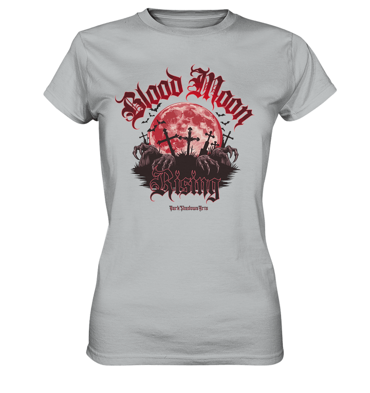 Blood Moon - Ladies Premium Shirt | Lady - Shirts | Dark Shadows Arts