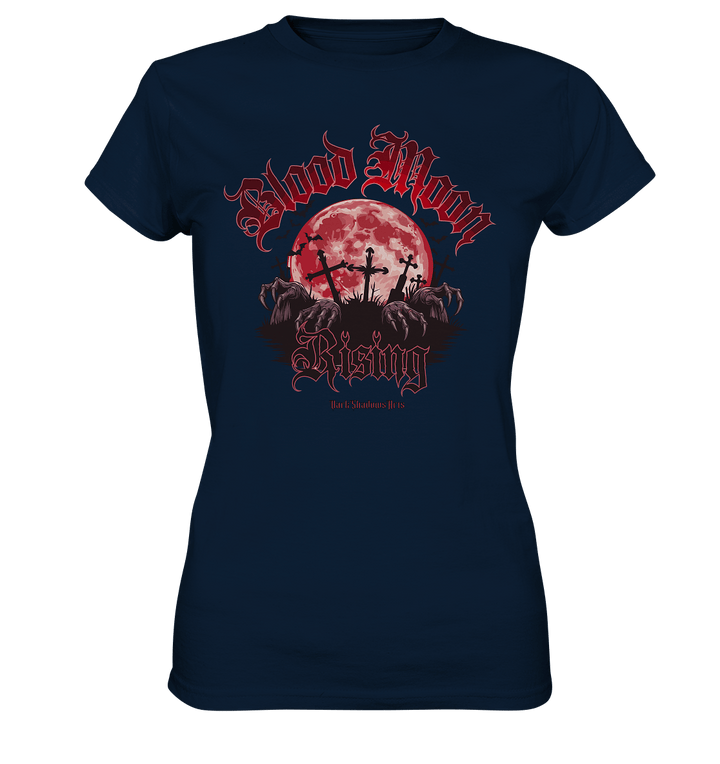Blood Moon - Ladies Premium Shirt | Lady - Shirts | Dark Shadows Arts